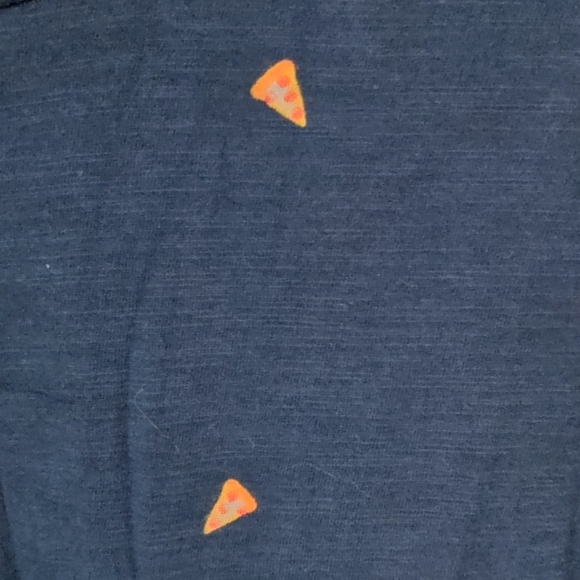 Old Navy L 10-12 Tagless Neck Novelty Pizza Shirt - Picture 2 of 4